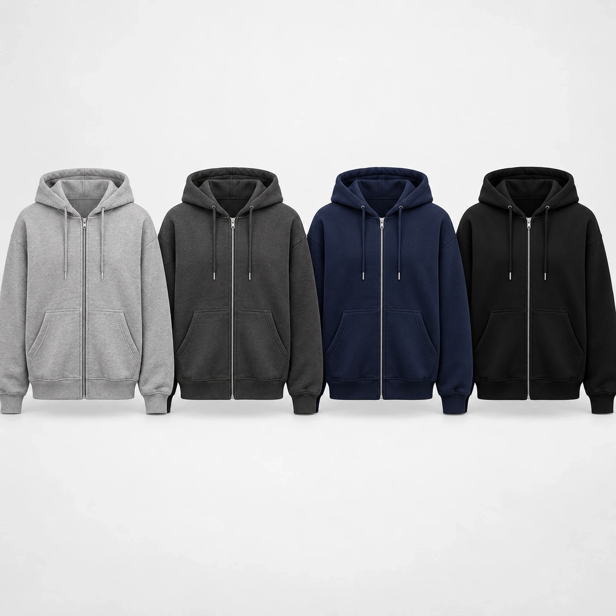 Hoodie With Zip - view 4