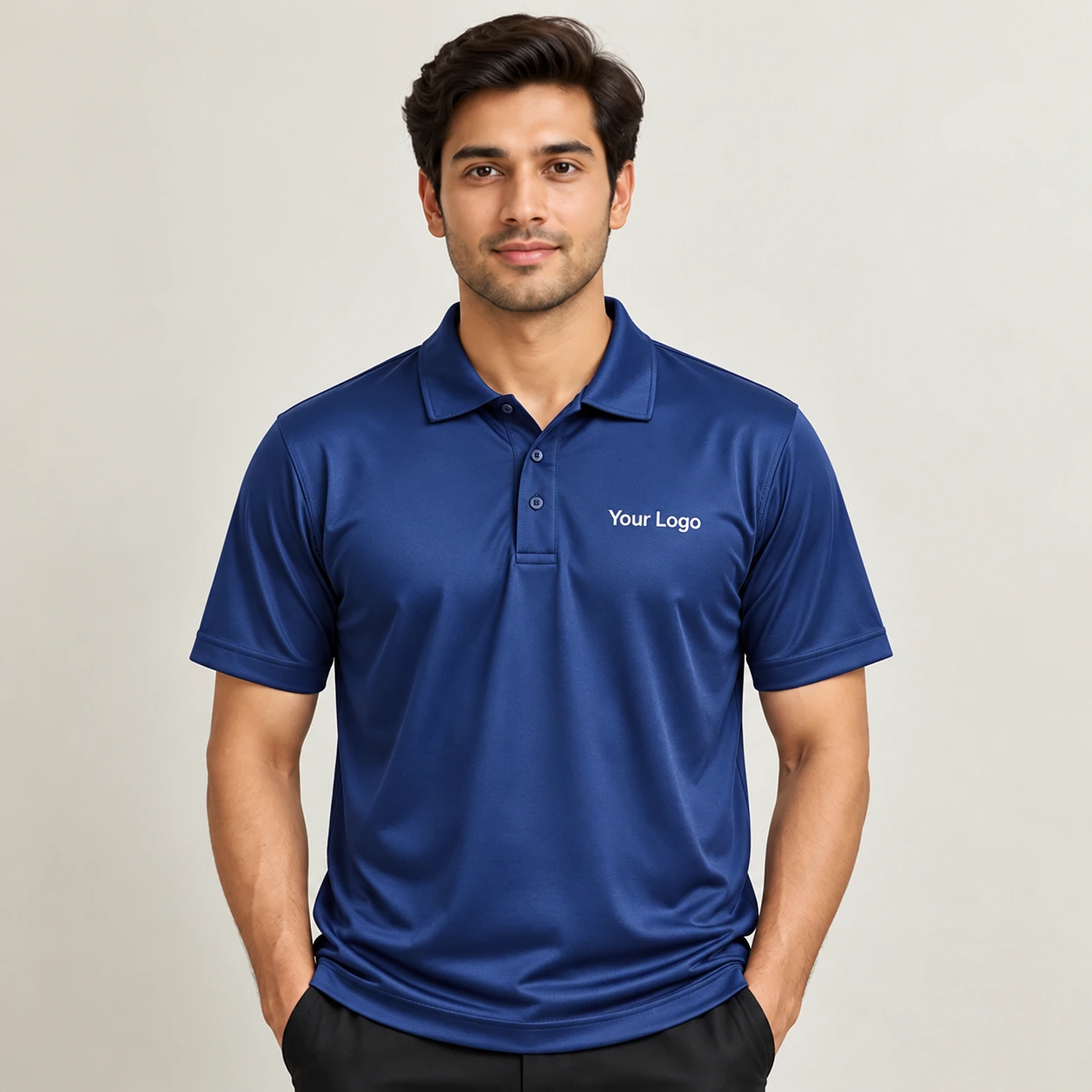 Dot Net Collar T-Shirt - view 2