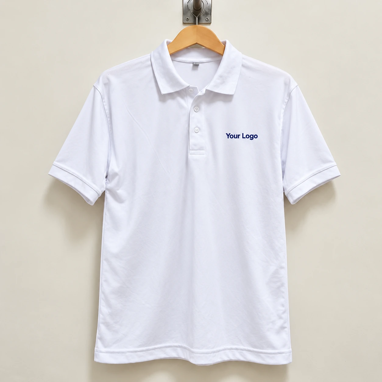 Matty Polyester Polo Collar T-Shirt