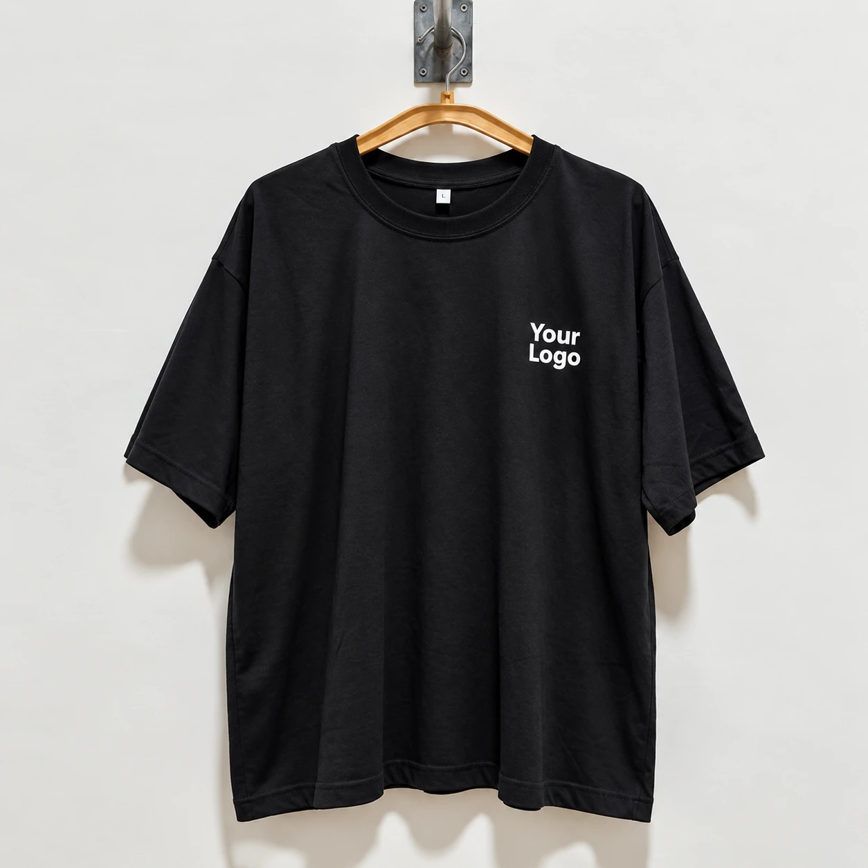 Oversized Cotton Round Neck T-Shirt