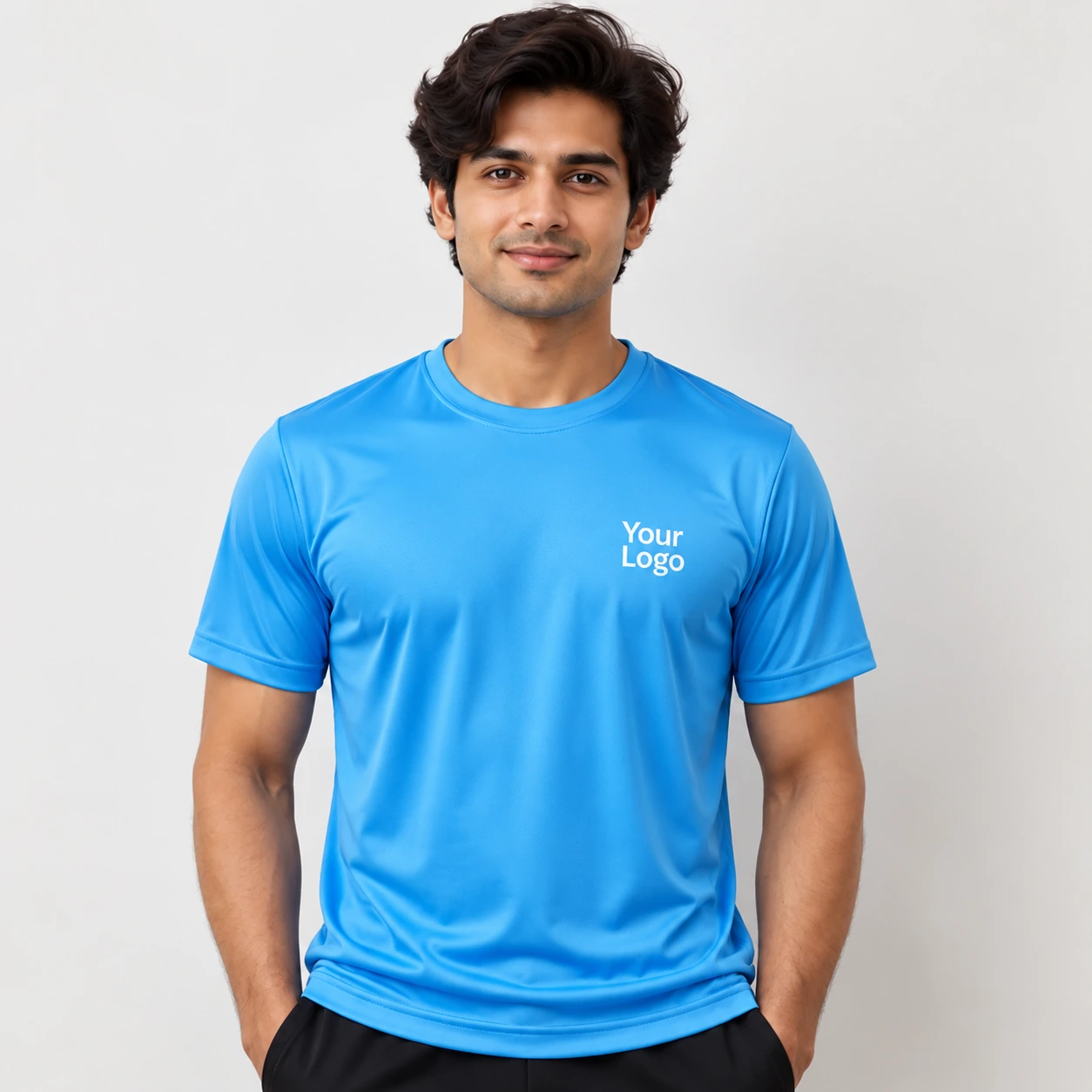 Serina Polyester Round Neck T-Shirt - view 2