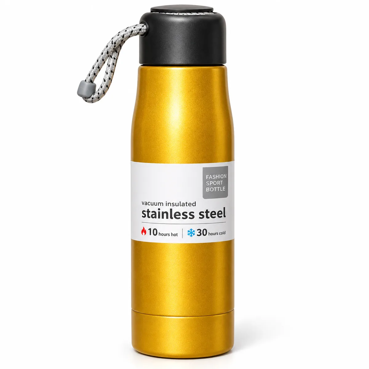 Vacuum Insulated Stainless Steel Sports Bottle (10 Hrs Hot / 30 Hrs Cold)