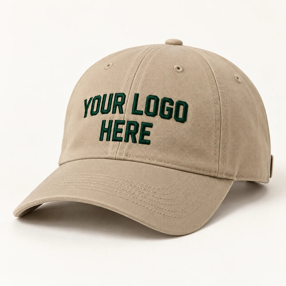 Embroidered Logo Cotton Cap