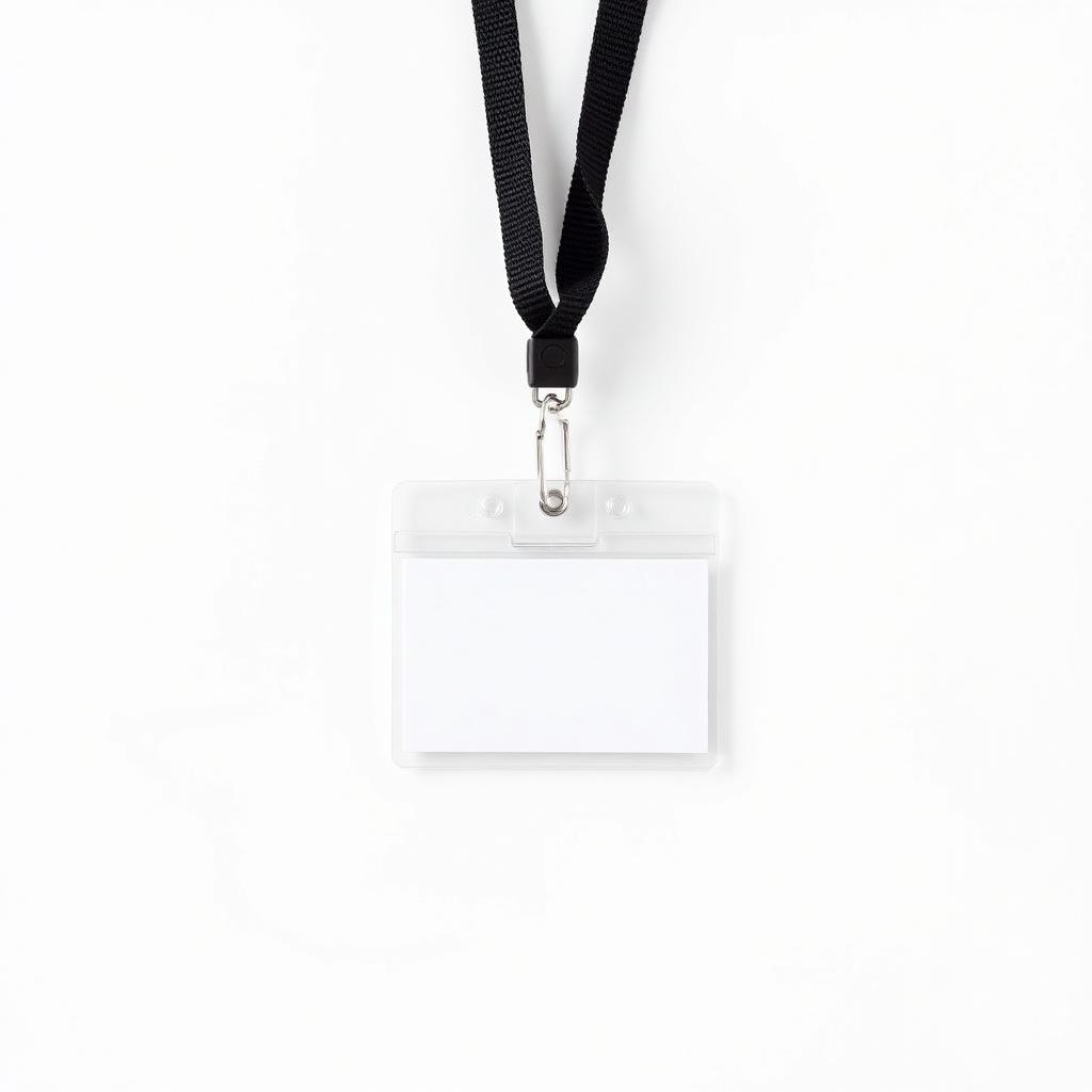 Woven Lanyard with Card Holder