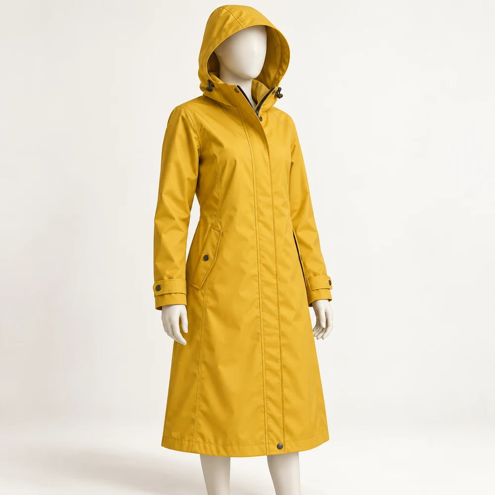 Women Long Raincoat