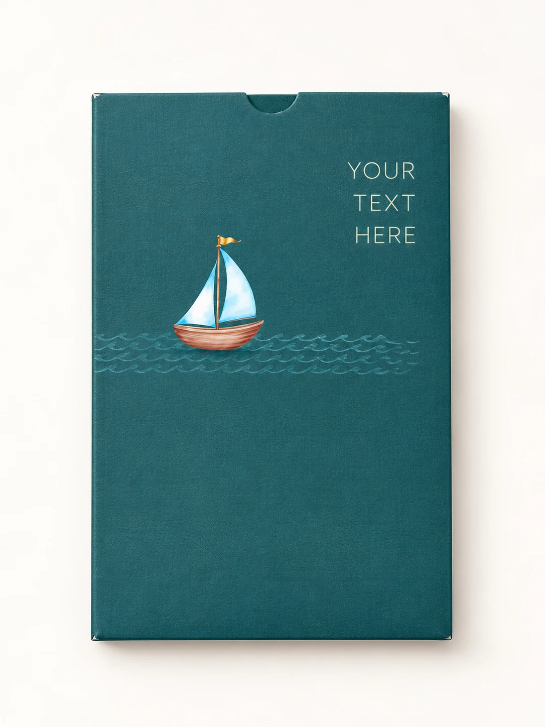 Teal Sailboat Diary - view 2