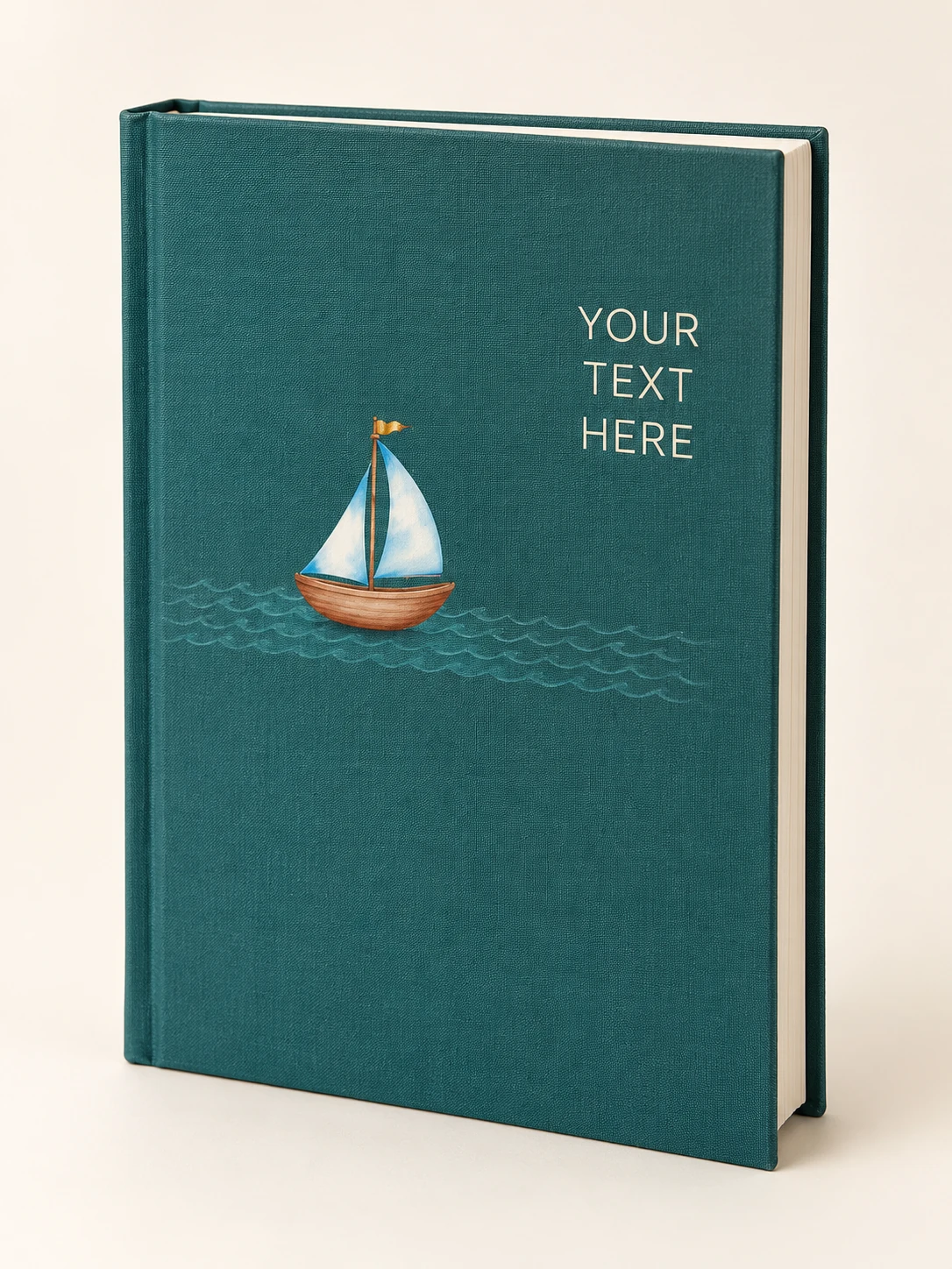 Teal Sailboat Diary - view 3