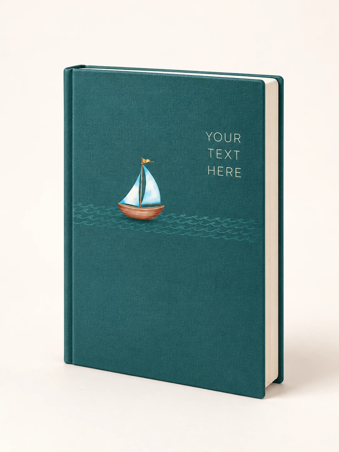 Teal Sailboat Diary - view 4