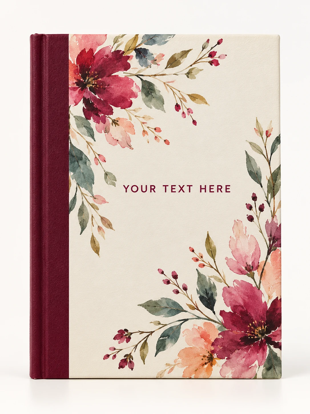 Watercolor Floral Diary