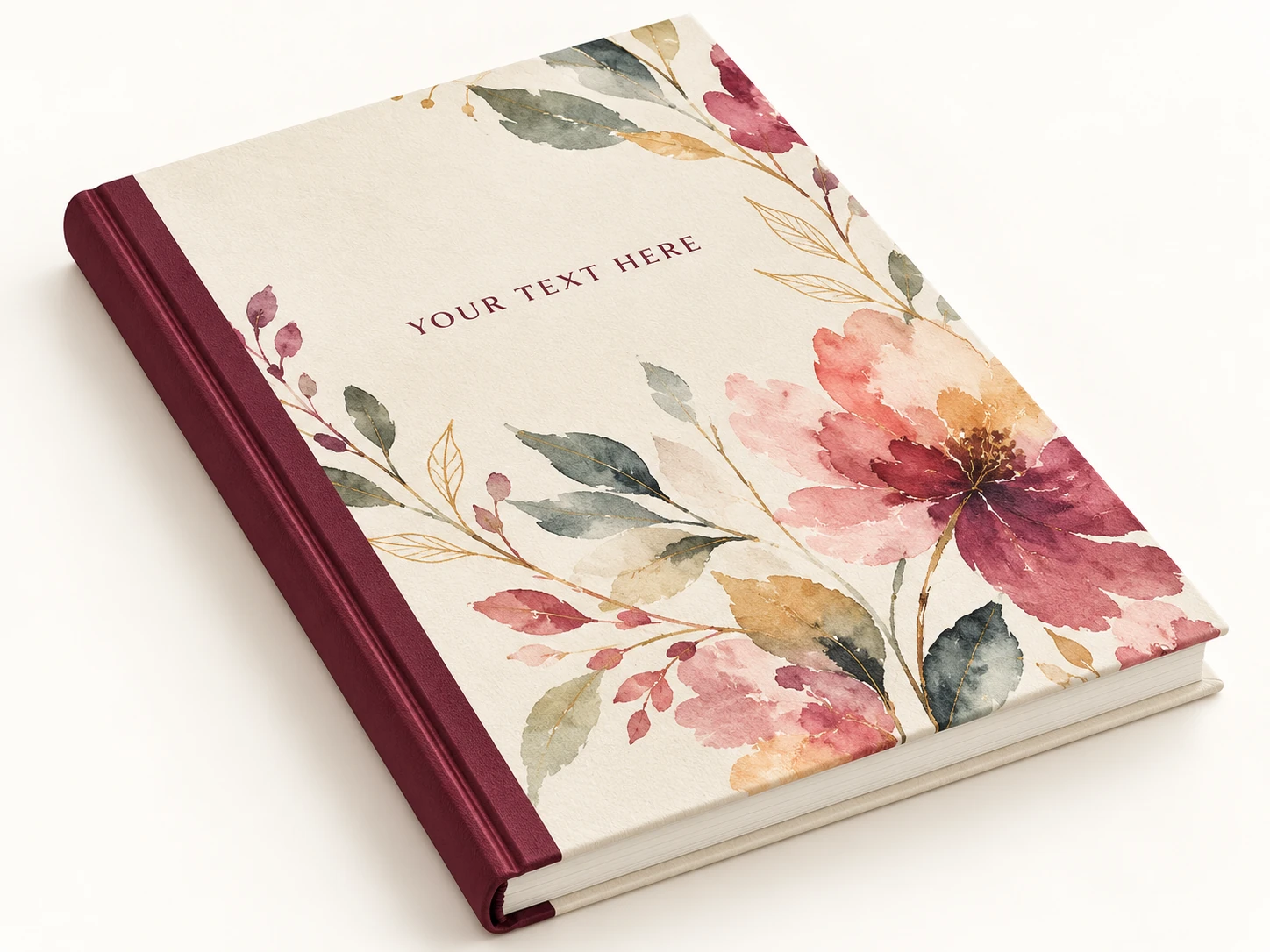 Watercolor Floral Diary - view 4