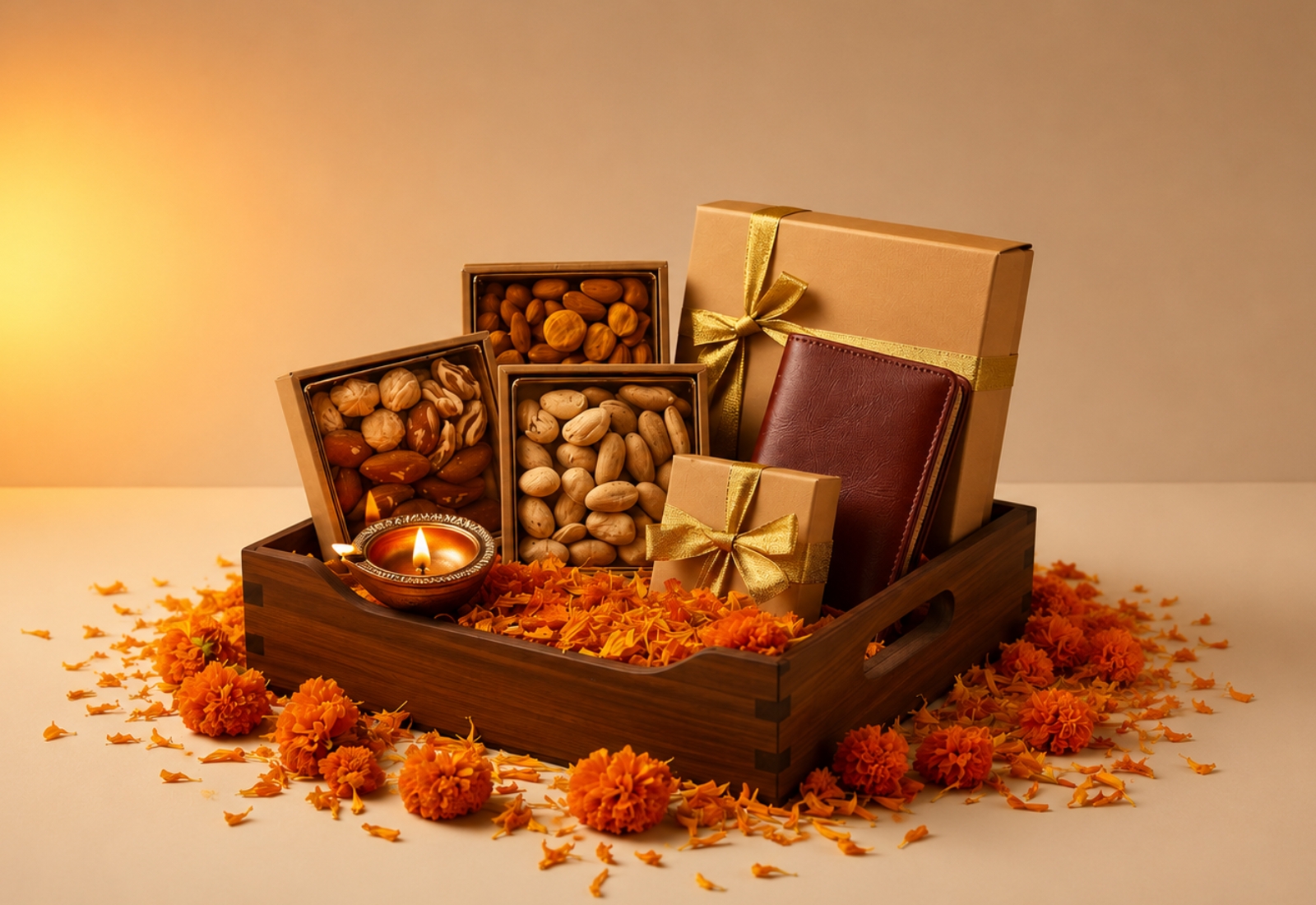 Premium Diwali hampers, ready for your client list.